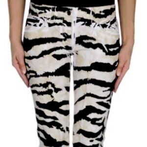 Dolce & Gabbana Zebra Print Jeans